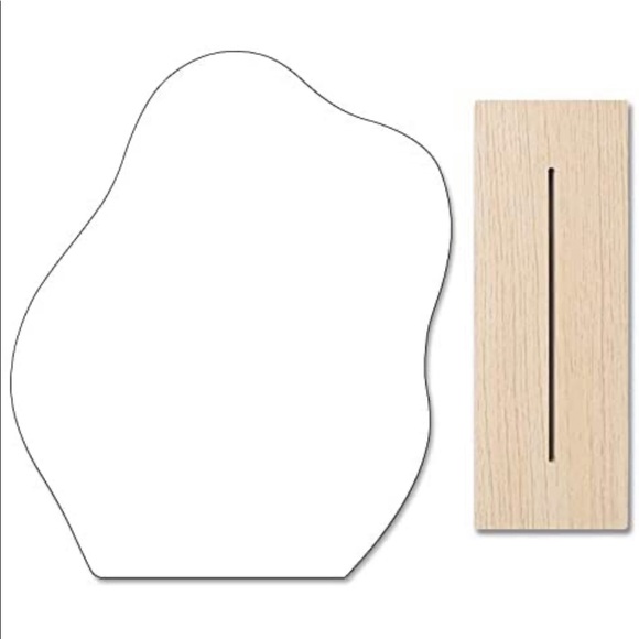 NWOT Asymmetrical Decorative ‘Cloud’ Mirror - Picture 14 of 16